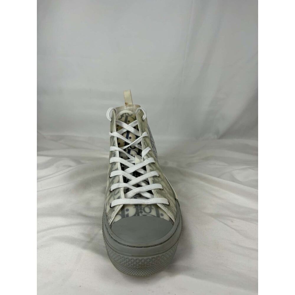 Dior B23 High Dior Oblique High Top Sneaker Blue Grey Mens US 14 SPB-EB 367939 - Picture 6 of 16